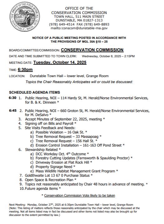 Meeting Agenda