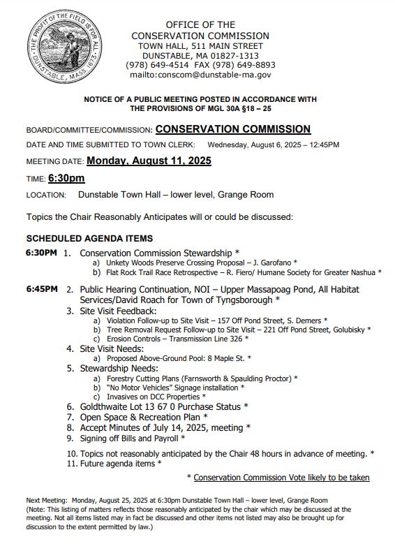 Meeting Agenda