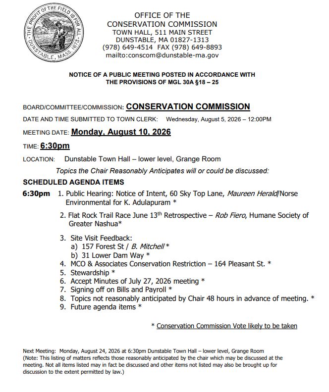 Meeting Agenda