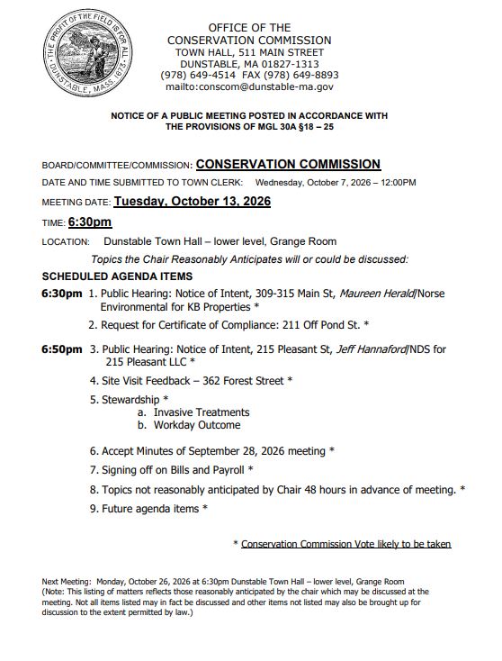 Meeting Agenda