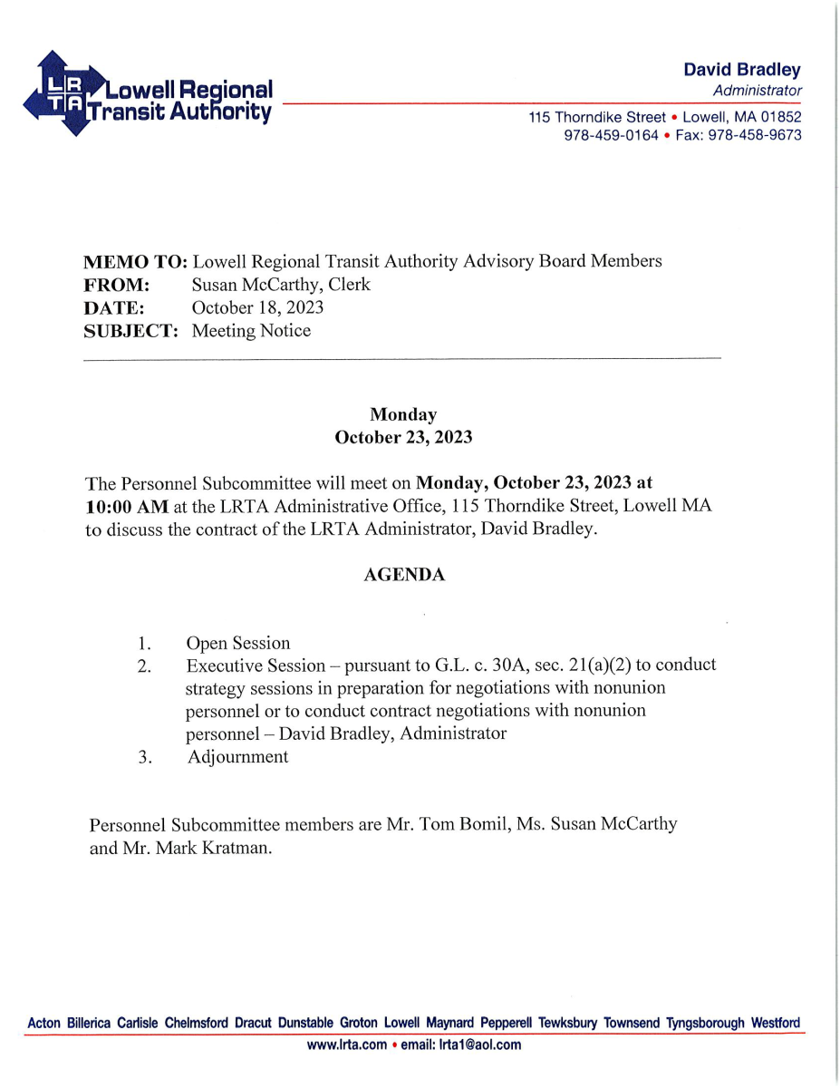 agenda