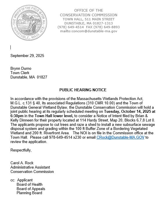Public Hearing Notice