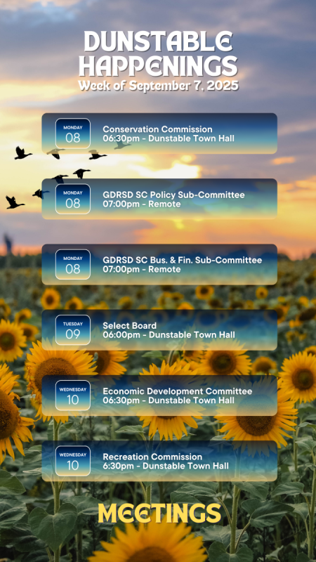weekly happenings