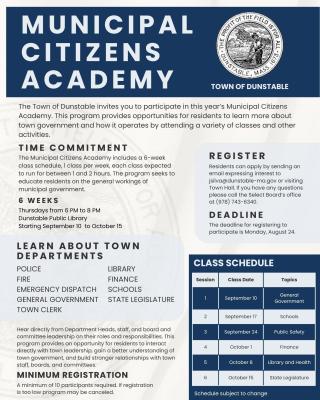 Citizens Academy Flyer