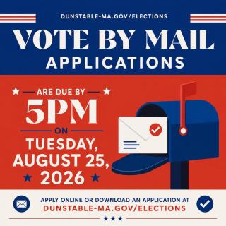 Vote by Mail Application Deadline Graphic