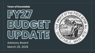 FY27 Budget Presentation Cover Sheet