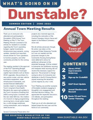 Summer Newsletter