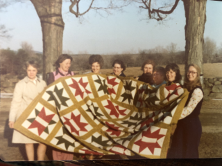 Pictured from Left to Right: Ethel Weisberg, Judy Larter, Margery Kimpton, Sally Coan, Joan Hanchett, Milly Cunningham, Elaine C