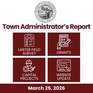 Town Administrator's Monthly Report Graphic
