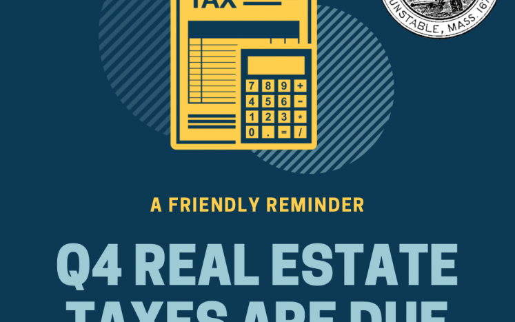 Q4 Real Estate Taxes Reminder Graphic