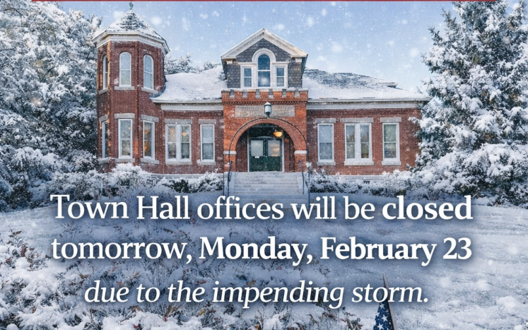 Town Hall Closed Graphic