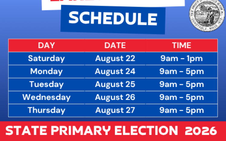 early voting schedule