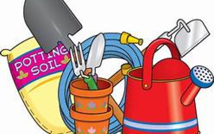 garden tools clipart