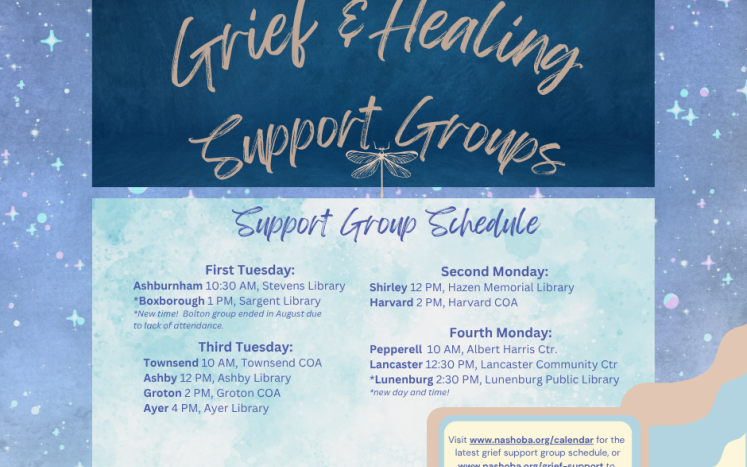 grief support schedule
