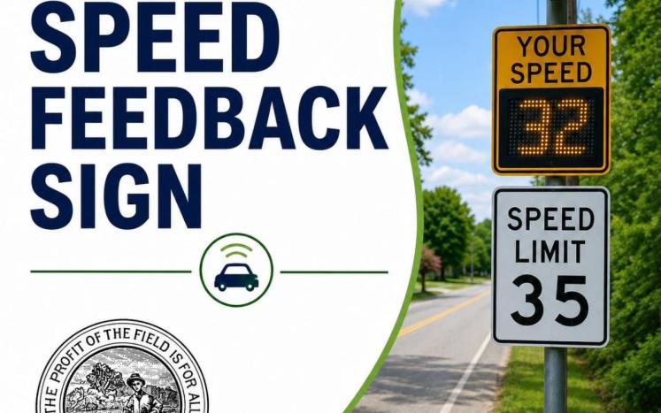 Speed Feedback Sign Graphic