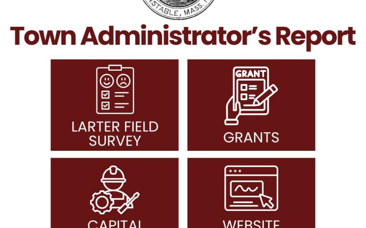 Town Administrator's Monthly Report Graphic
