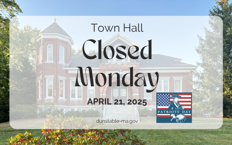 patriots day town hall closed