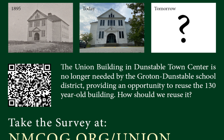 Graphic promoting Union Building survey