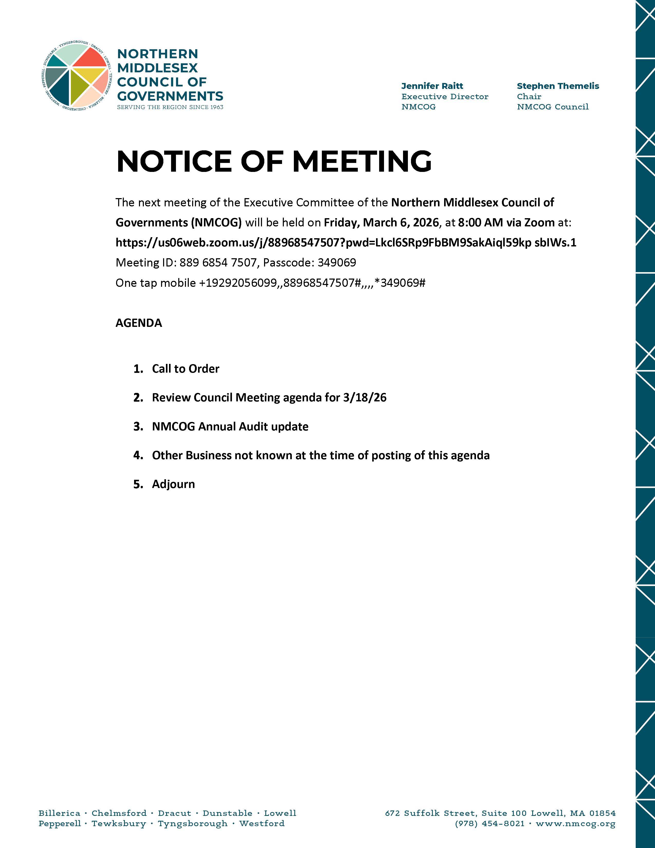 NMCOG Agenda