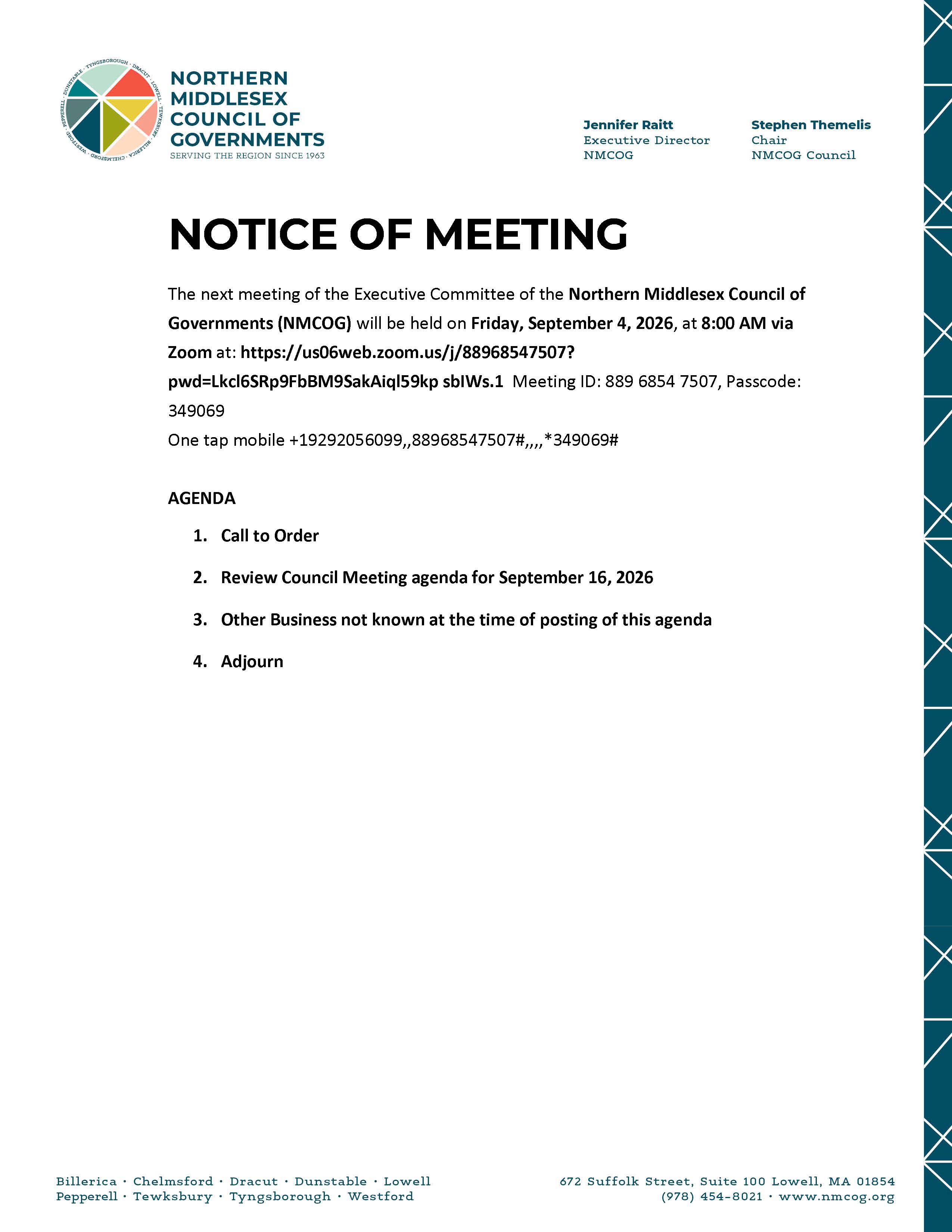 NMCOG Agenda